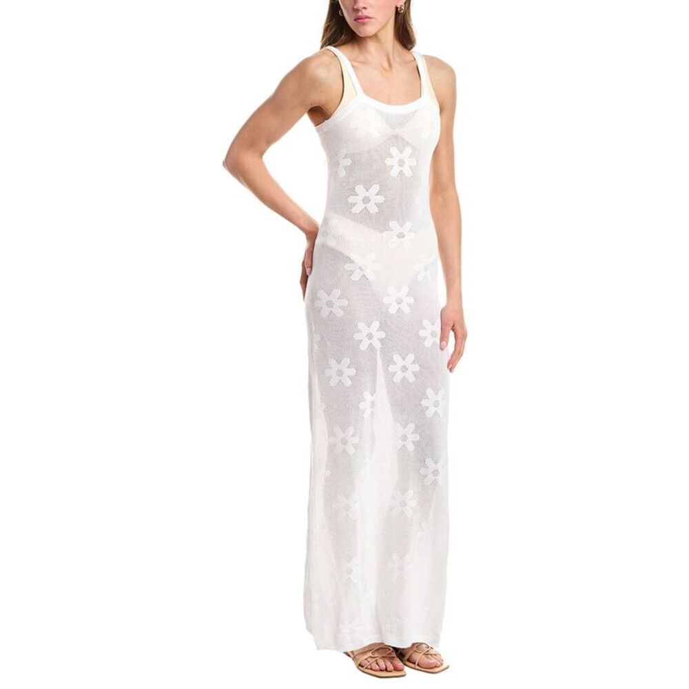Beach Riot Womens  Conrad Maxi Dress, White